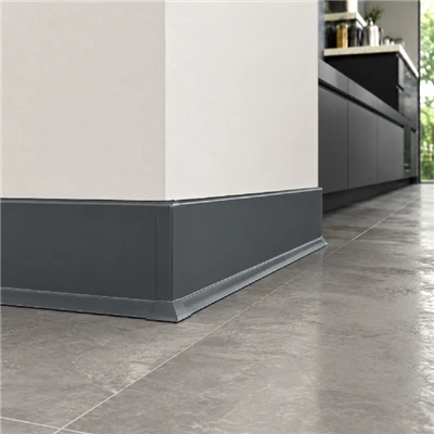 Plinthes de cuisine en aluminium